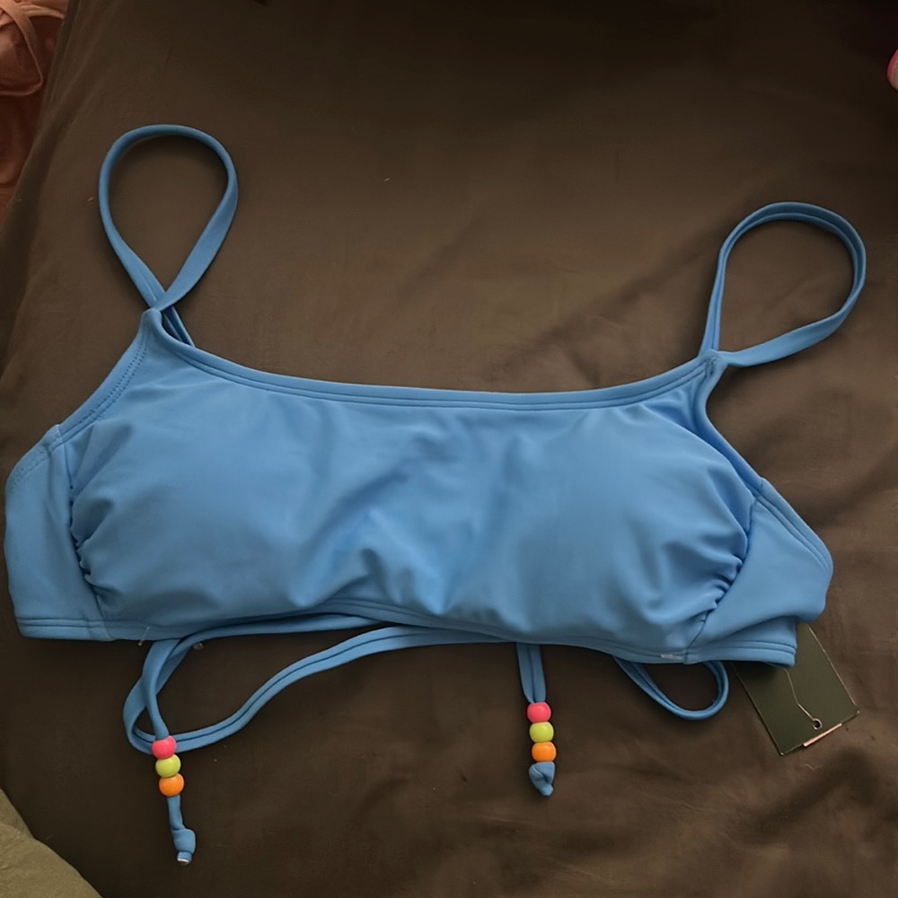 Wild Fable Blue Bikini Top Small